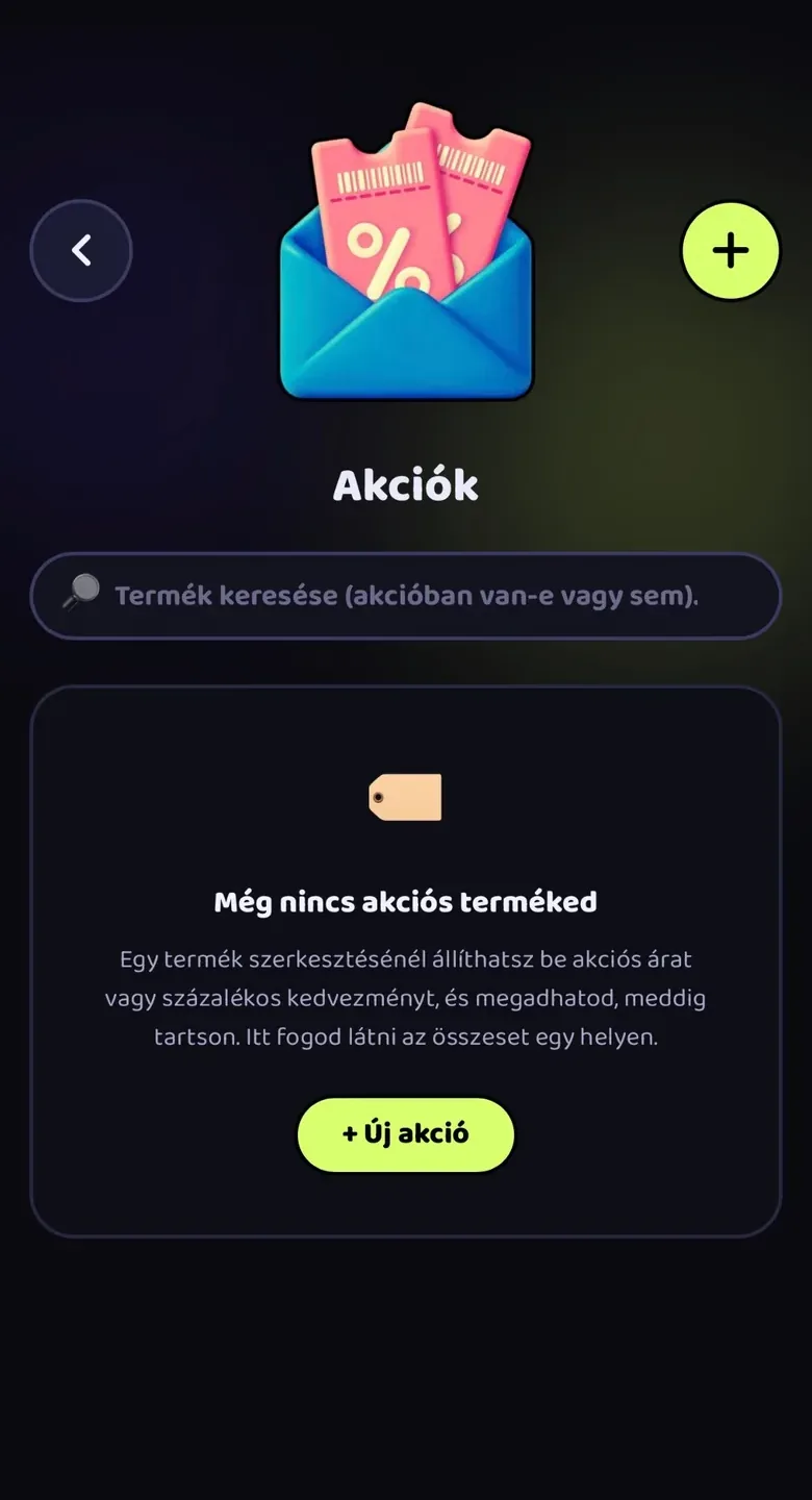 Akciók egy helyen — minden kedvezmény és a lejáratuk
